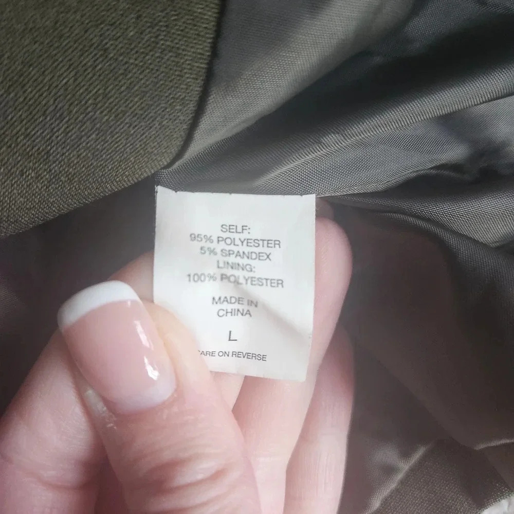 LG Gold and Green NY&Co Blazer - Picture 5 of 7